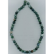 Moss Agate 10mm Rounds