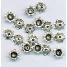 Bali Silver Beadcap ZN162