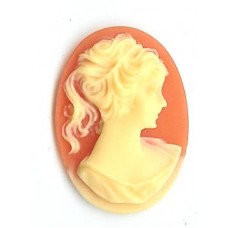 4  red 18mm x25mm medium cameo